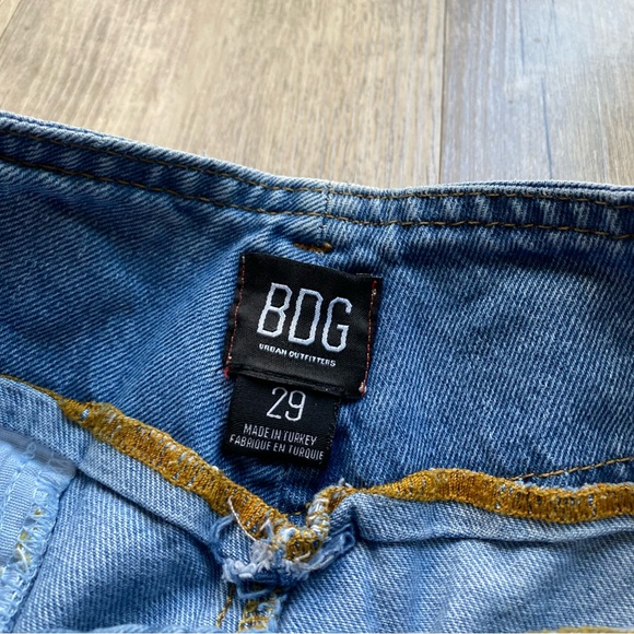 Light Wash BDG Urban Outfitters Paper Bag High Rise Jeans - Picture 9 of 10